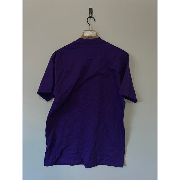 Vintage Sherry's Best Hummingbird Floral Shirt Flower Graphic Purple Tee VTG L - Picture 6 of 8